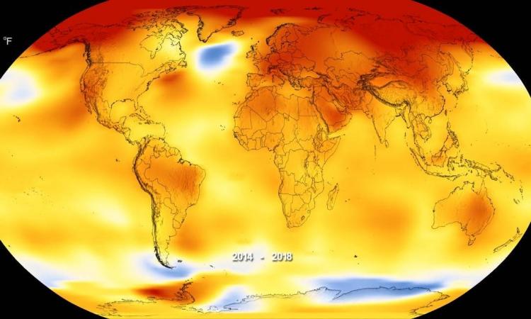 2018 foi o quarto ano mais quente da história