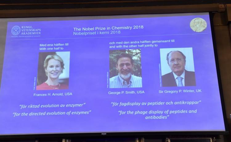 Nobel da Química atribuído a dois norte-americanos e um britânico
