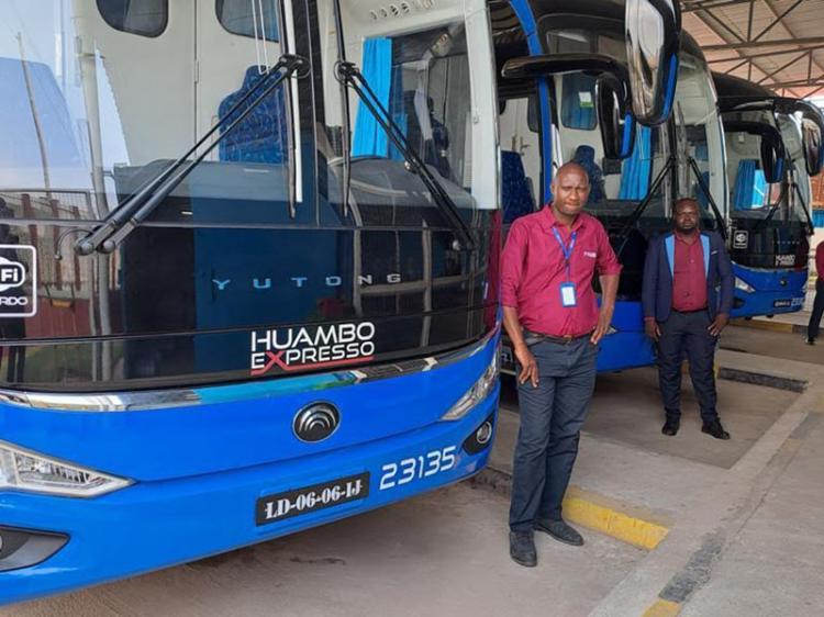 Frota da Huambo  Expresso passa de 15 para 70 autocarros e receitas crescem 250%