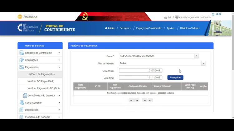 Fim do papel: AGT exige via digital para pagamento de impostos e reclamações 